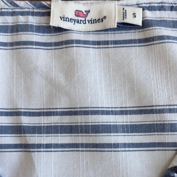 Vineyard Vines Denim Blue and White Striped casual dress / beach cover-up - Picture 4 of 5